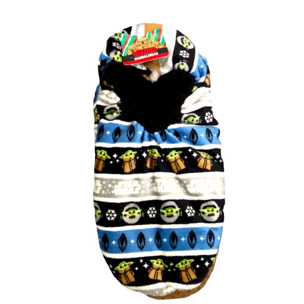 Star Wars The Mandalorian Slipper Socks Shoe Size 10-12